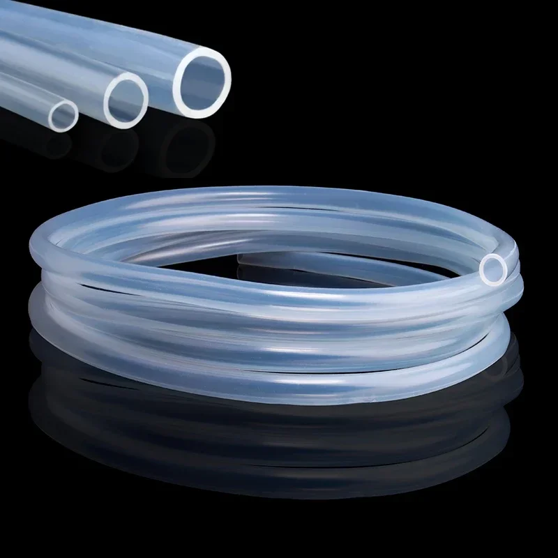 1M/5M Transparent Flexible Silicone Tubing ID 0.5 1 2 2.5 3 4 5 6 7 8 mm Food Grade Tube Pipe Temperature Resistance Nontoxic