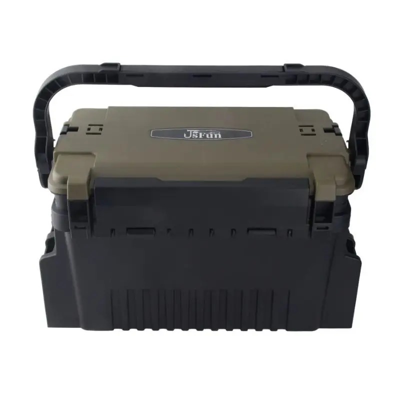 JSFUN Große Angel box Veranstalter Multifunktion köder lebende Fische imer Verdickung Aufbewahrung sbox Angel zubehör Tackle Box Pesca 8