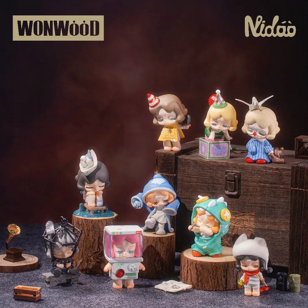 

NIDOO Placebo Series Figures Blind Box Cute Doll Ornament Model Trendy Bedroom Desktop Decoration Accessory Mystery Bag Toy Gift
