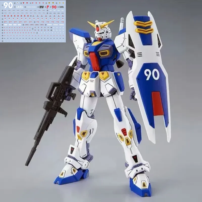 F90 MG 1/100 Assembly Model Kit Action Figures Puzzle With Water Stickers Children'S Toys Desktop Ornament Collectible Gift