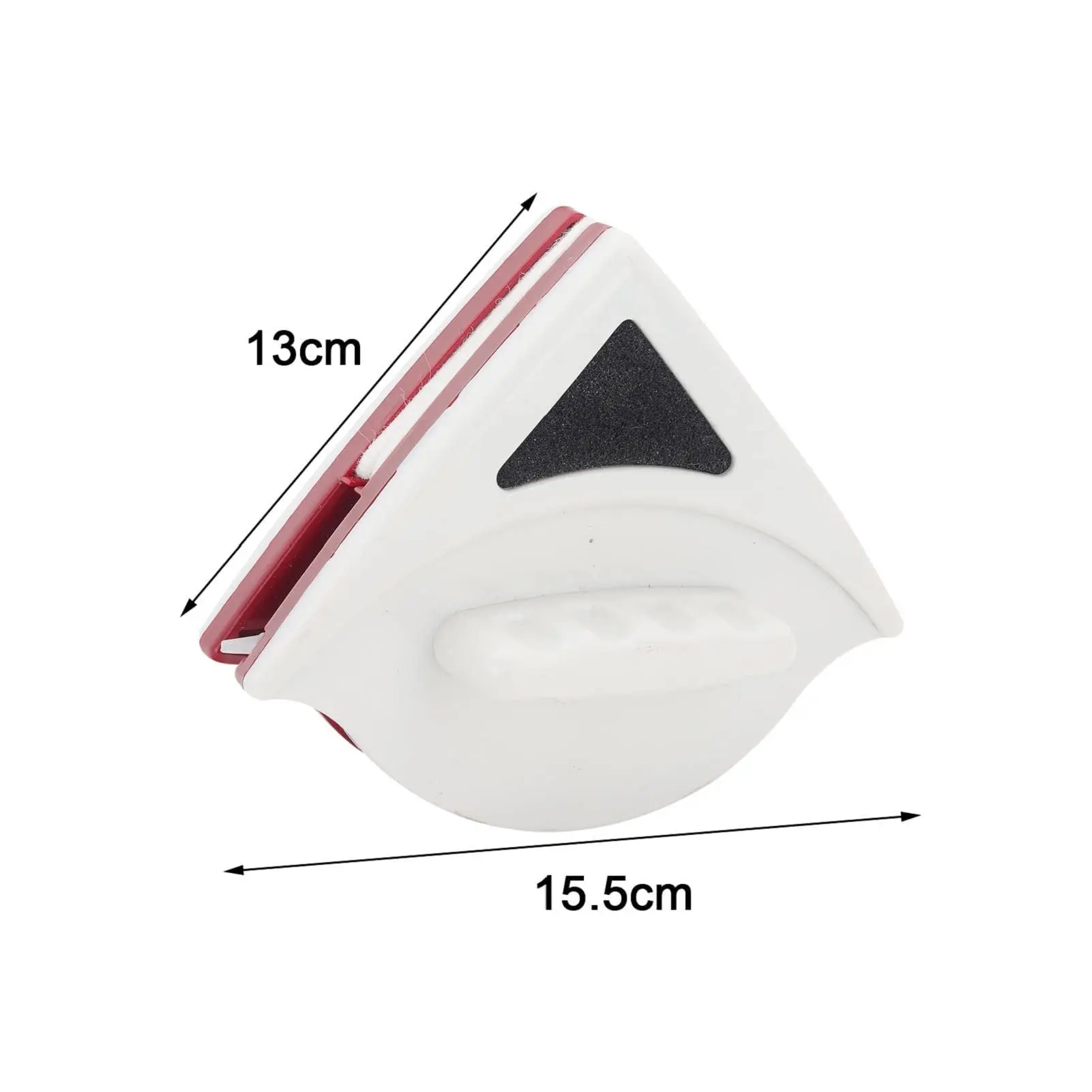 Magnetic Window Cleaner Triangle Double-Sided Glass Special Glass Cleaning Tool with Stain Removal Cotton Rope