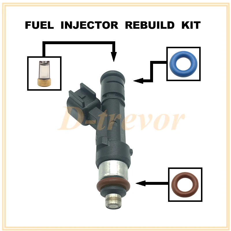 Fuel injector nozzle repair kit For 2006-2008 Mazda3 Mazda6 Mazda5 MX-5 Miata 6M8G-BA 0280158103