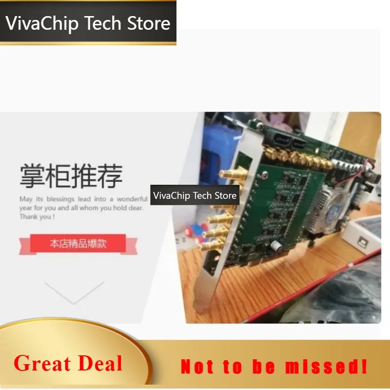 VivaCTFor High-speed ADC FMC Sub-card Four-channel 100M 125M 16-bit ADC 14-bit DAC
