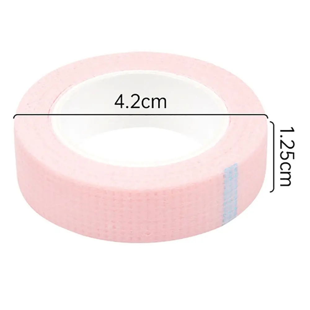 5ม้วนผ้าไมโครพอร์สำหรับผู้หญิงอุปกรณ์ต่อขนตาปลอมแบบระบายอากาศได้ดีตัวต่อขนตาใต้ตา