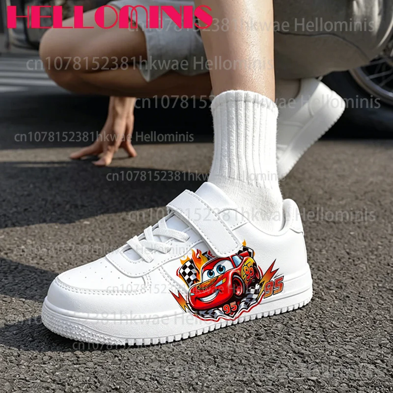 Cars Boys Kids Student Teenager Parent Child Cool Cartoon Pattern Waterproof Breathable Sports Easy To Wear Running Shoes