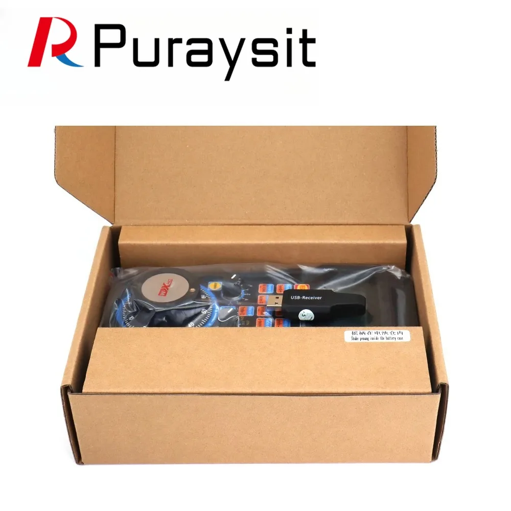 

XHC CNC Mach3 Wireless Lathe Handwheel WHB04B MPG Pendant Handwheel 4axis 6axis USB Receiver for CNC Milling Machine