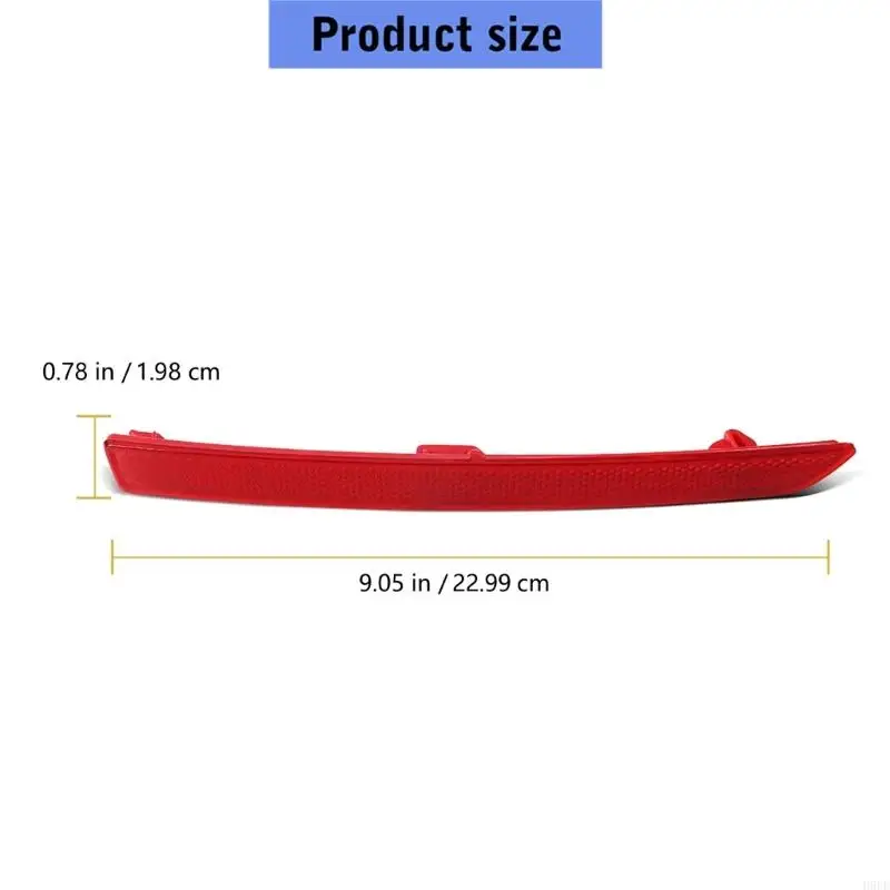 Fitment-Specific Rear Bumper Lens Insert for F80 F82 F83, Red Lens Finish, Plastic Housing, Rear Repair Use Part H9EE