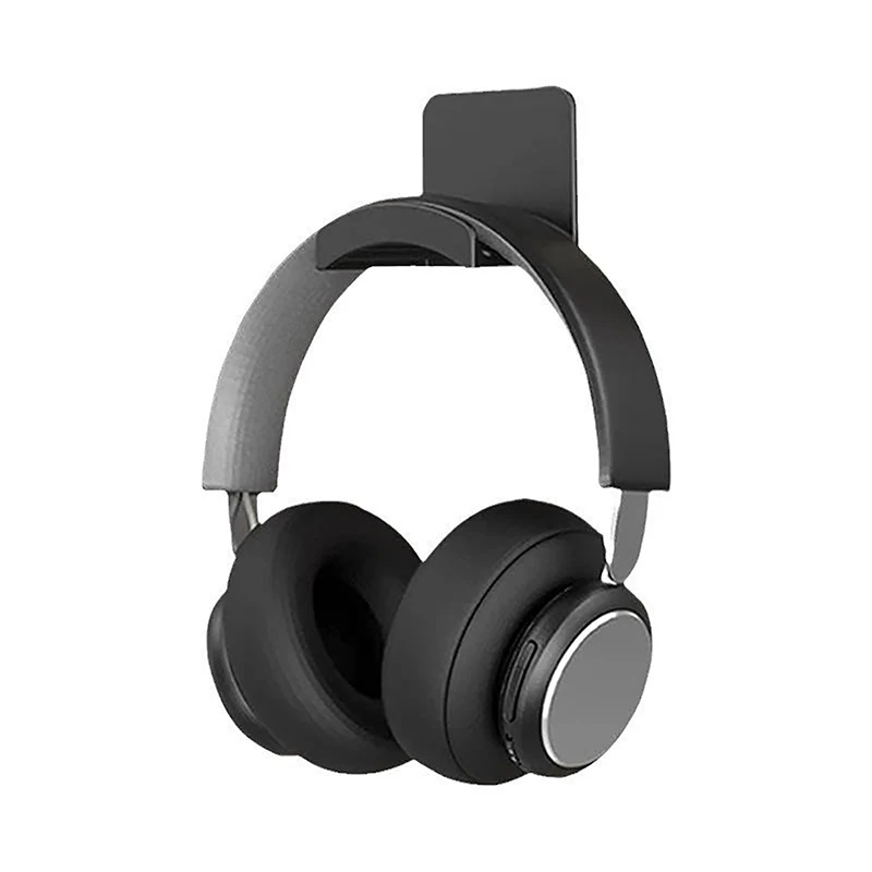 3Pcs Universal Wall Mount Hanger Headset Rack Under Desk Holder Support Headphone Stand Adhensive Plastic For Earphone Bracket