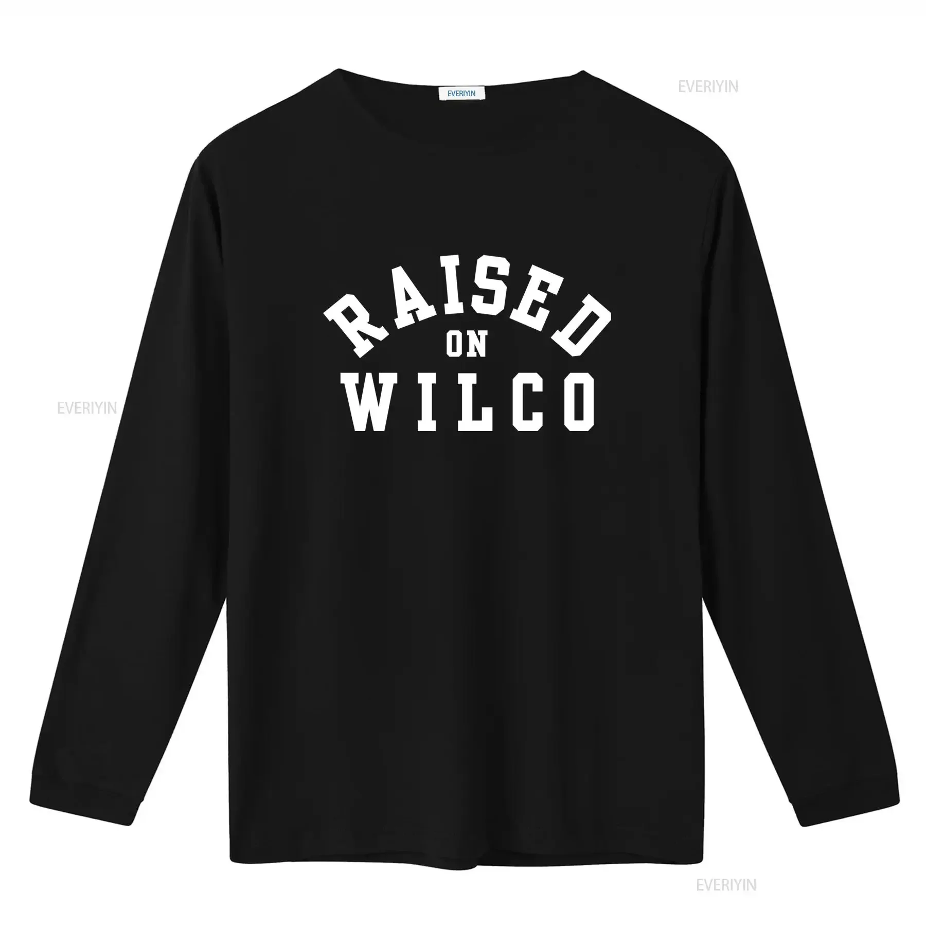 Boys' Wilco Kid's Green Raised On T Shirt Youth Medium vintage Washed streetwear Breathable Stylish fashion Unisex Comfortable