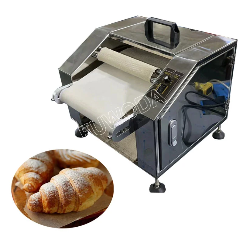 Professional Mini Croissant Forming Machine Dough Sheeter Pastry Processing Equipment for Commercial Bakery Shop