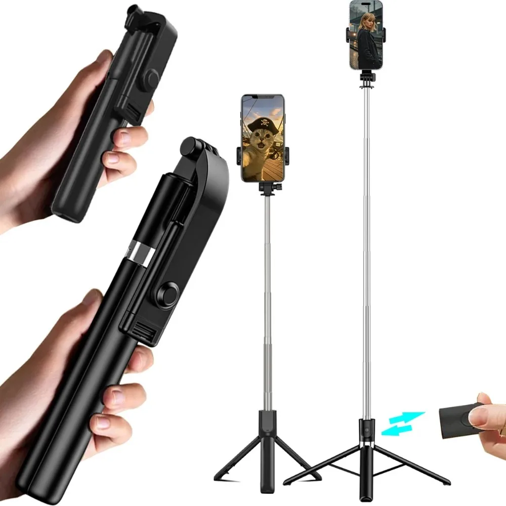 Portable Telescopic Bluetooth Selfie Stick for Live Streaming Photography and Travel A Convenient Photo-taking Gadget