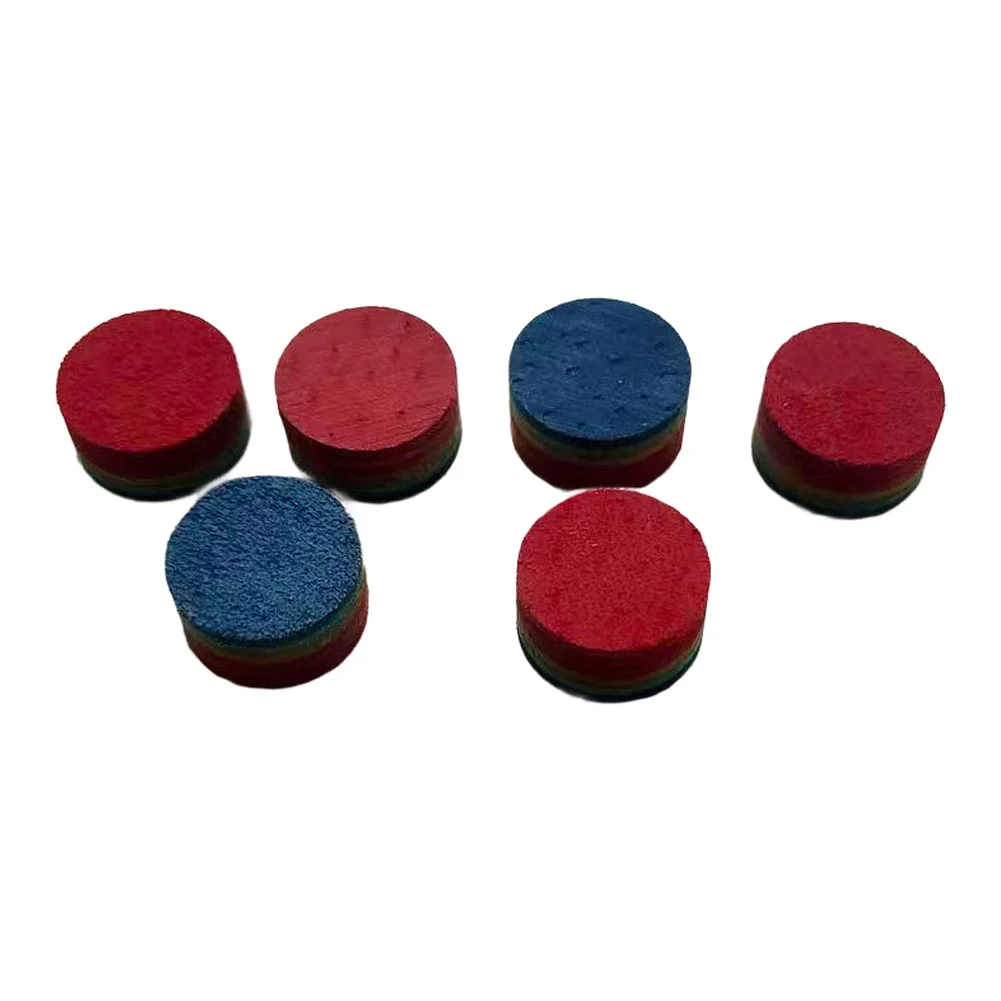 مجموعة من 2 أطراف جديلة لحمام السباحة بقطر 14 مم و6 طبقات للجلد متوسطة الصلابة لدقة البلياردو والسنوكر