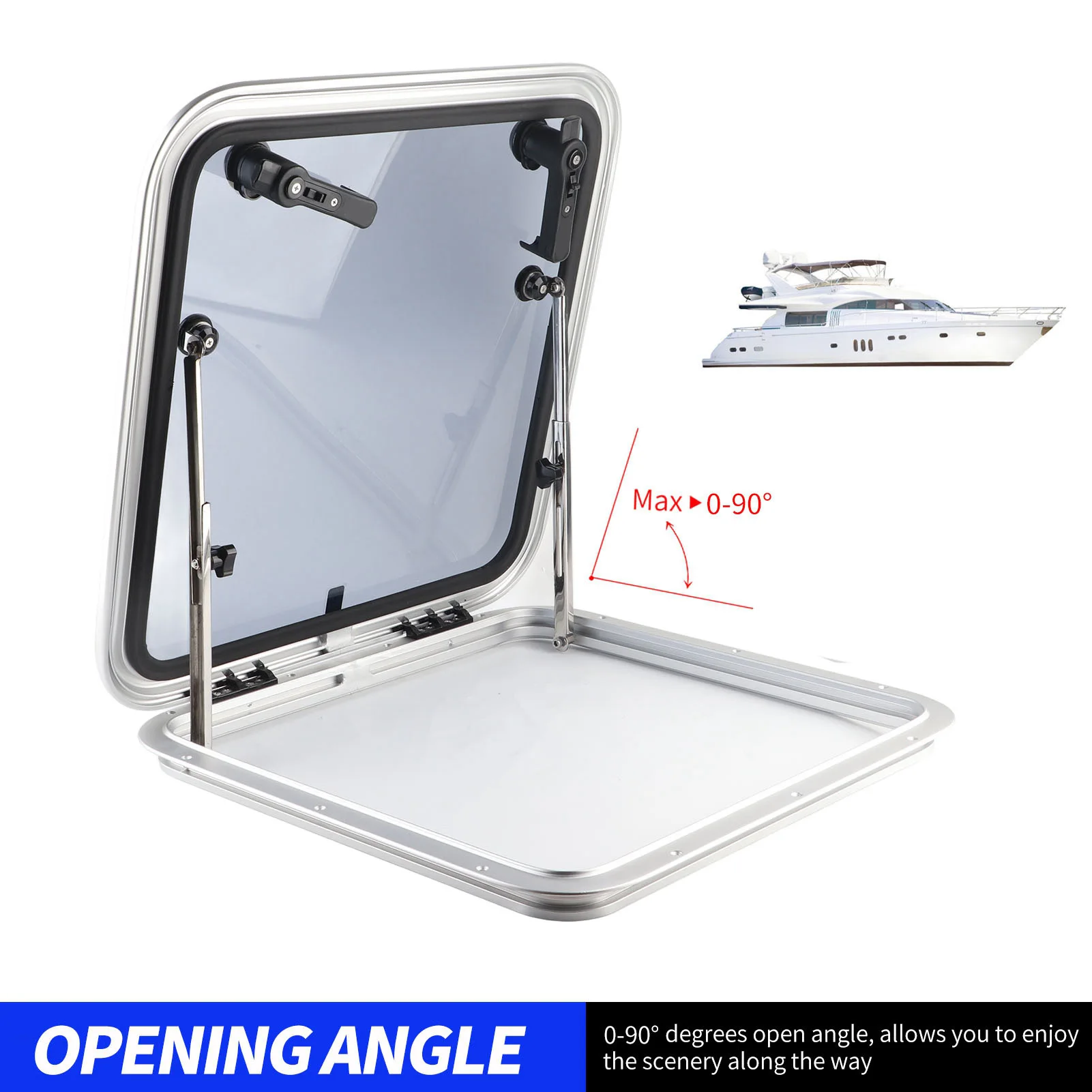 

Boat Porthole Window Boat Porthole Window Heavy Duty External Push Type Waterproof Portlight Hatch Window for Marine Yacht RV