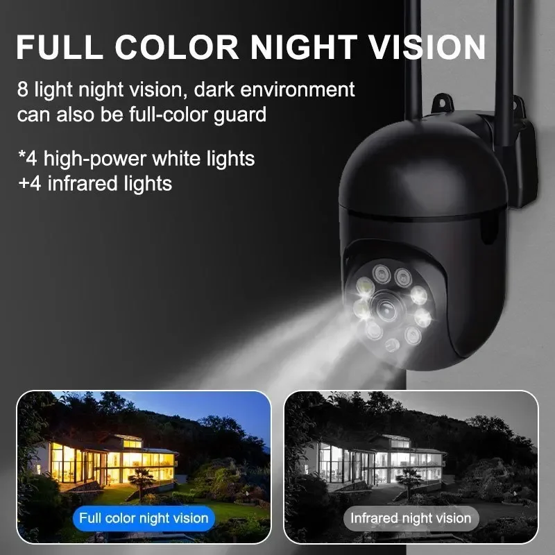 High definition WIFI monitoring camera - panoramic 355 degree intercom, crystal clear night vision, indoor camera