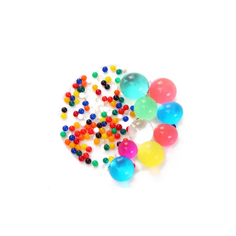 3000pc/pag Colorful Pearl Shaped Crystal Soil Water Beads Mud plant Grow Preserve moisture Hydrogel Jelly Balls Home Decor