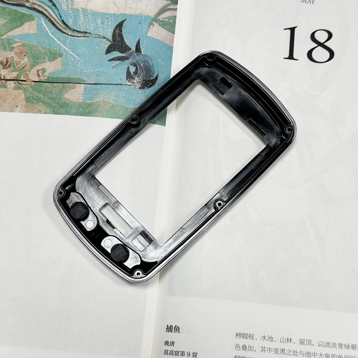 Compatible With GARMIN Edge 800 810 Touring Plus Plastic Frame Front Cover Case Housing Shell Frame With Adhesive Backing Part