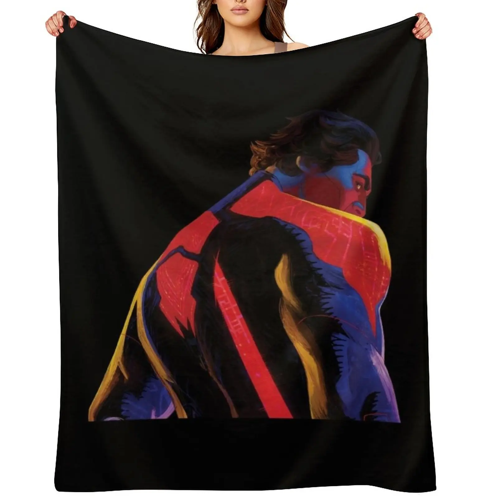 

Miguel o’hara’s back, png Throw Blanket Bed Fashionable decorative Comforter Thins Blankets