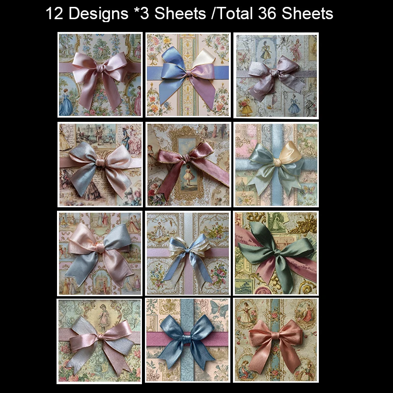 36 ورقة من ورق القصاصات المزخرف مقاس 6 × 6 بوصات: هندسات ذات ملمس معدني لسكرابوكينغ وأوريغامي وتصميم المجلات.