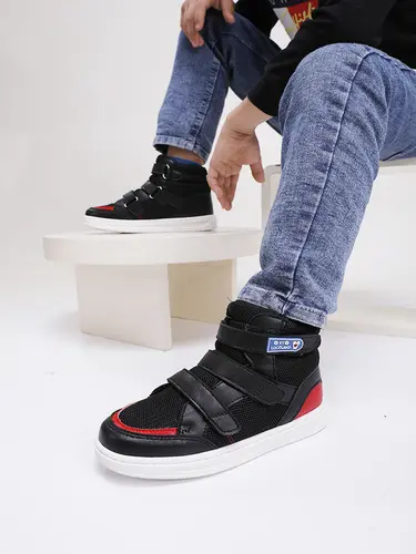 Ortoluckland Children Sneakers Kids Boys Leather Mesh Orthopedic Shoes Toddler Baby Girls Tiptoe Arch Support Soles Footwear - Image 4