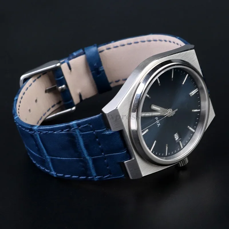 Bracelet de montre en cuir véritable 12mm pour Tissot PRX série T137.407/410 Super Player Bracelet de remplacement Bracelet de Sport pour hommes ceinture