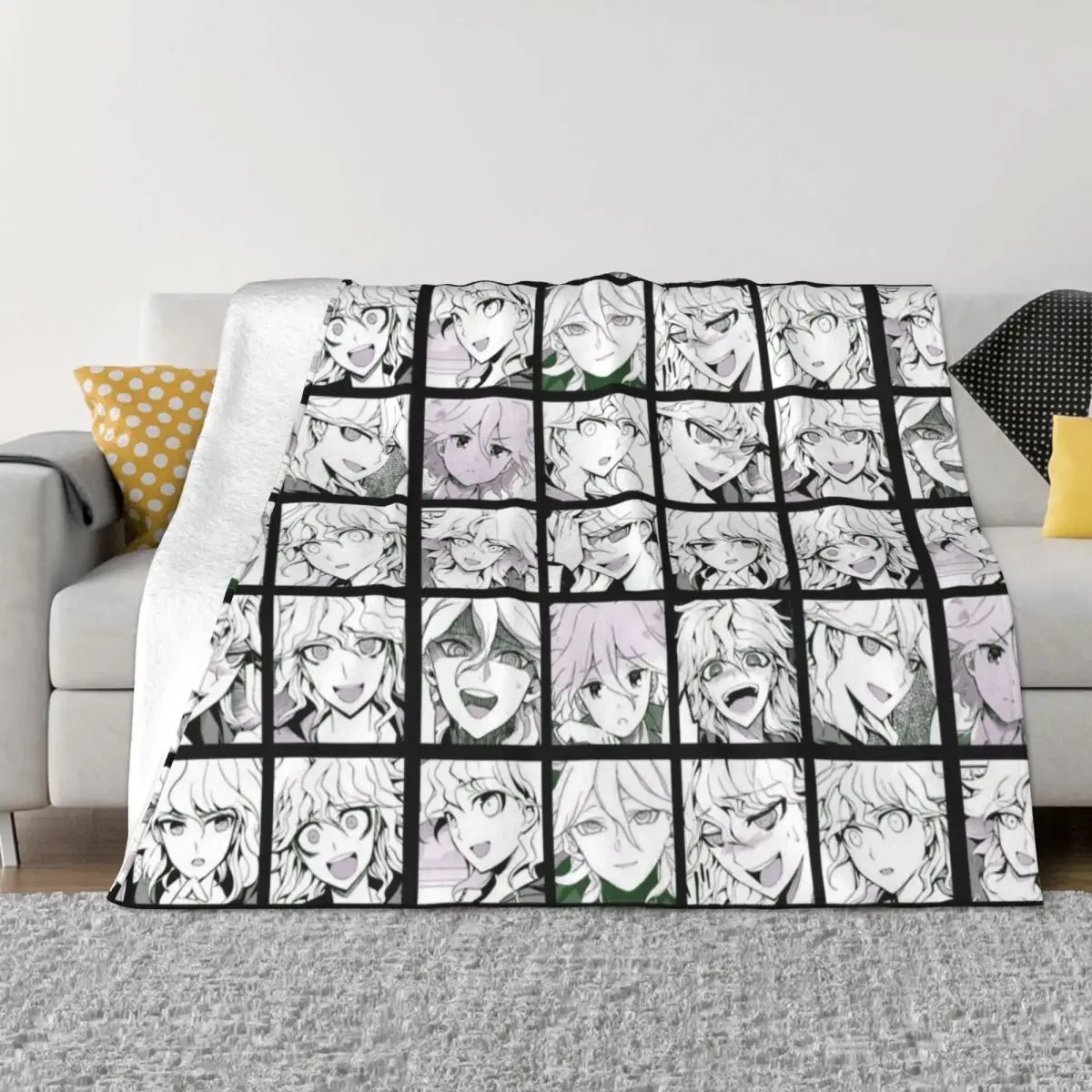 Nagito Manga Collection (Colored) Throw Blanket Cute Plaid for babies funny gift Blankets