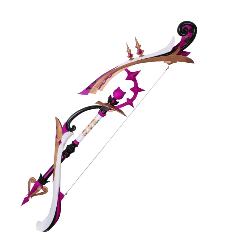 Game Genshin Impact Lyney Cosplay Bow Props The First Great Magic Weapons Accessories for Halloween Christmas Fancy Party Events