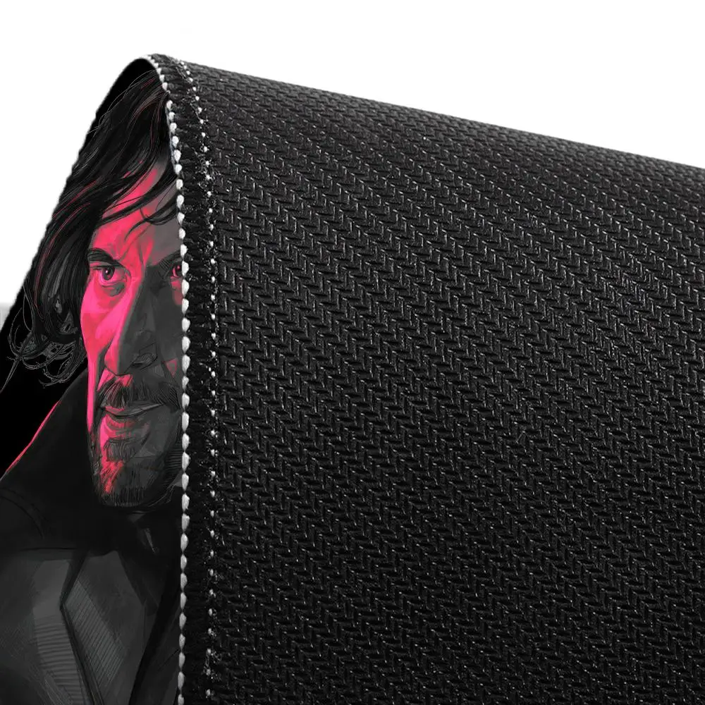 Large Mouse Pad J-John Wick Desk Mat XXL Gaming Accessories Office Gamer Keyboard Desk Mat Non-Slip Laptop rubber Anime Mousepad