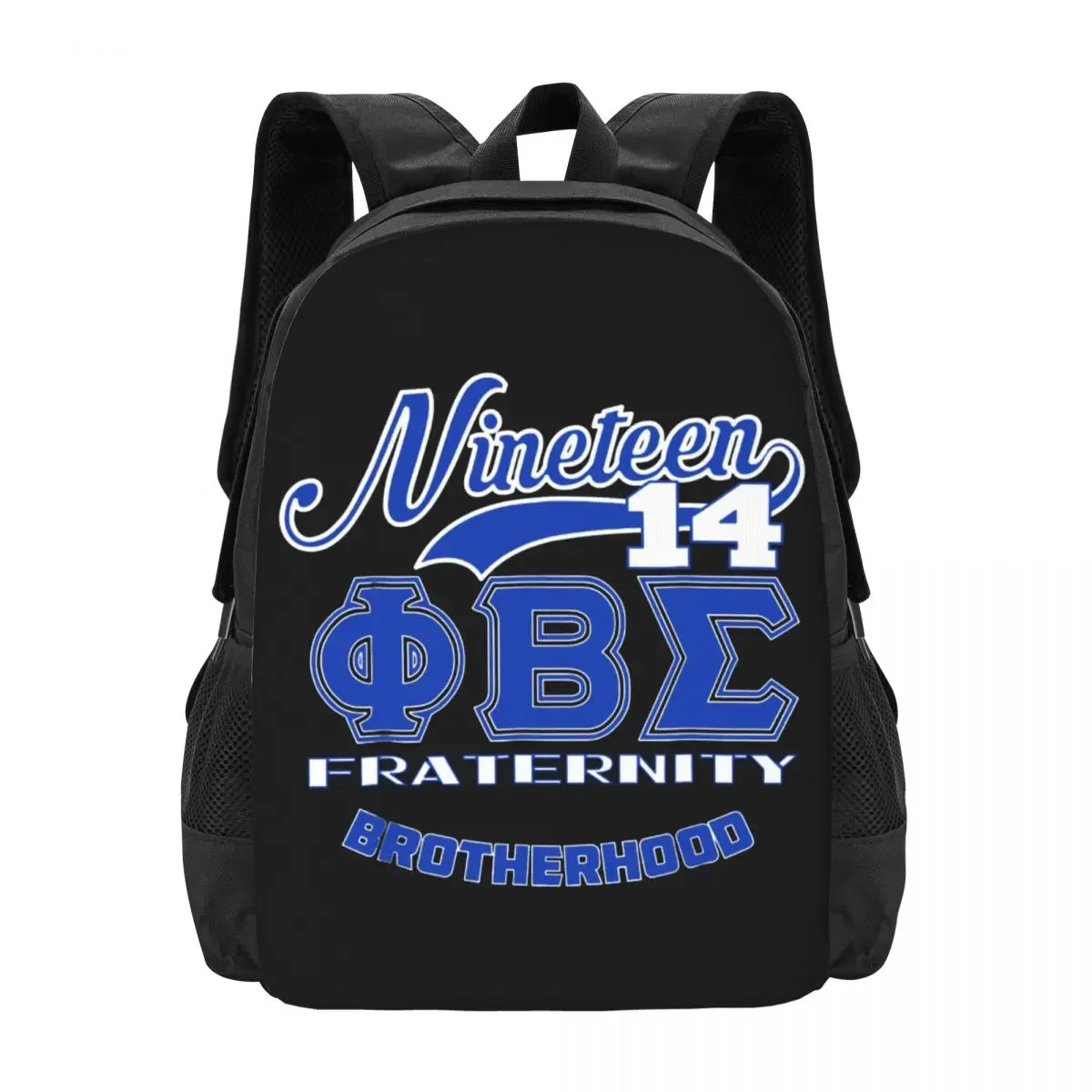 

Phi Beta Sigma PBS Fraternity Travel Laptop Backpack, Business College School Computer Bag Gift for Men & Women