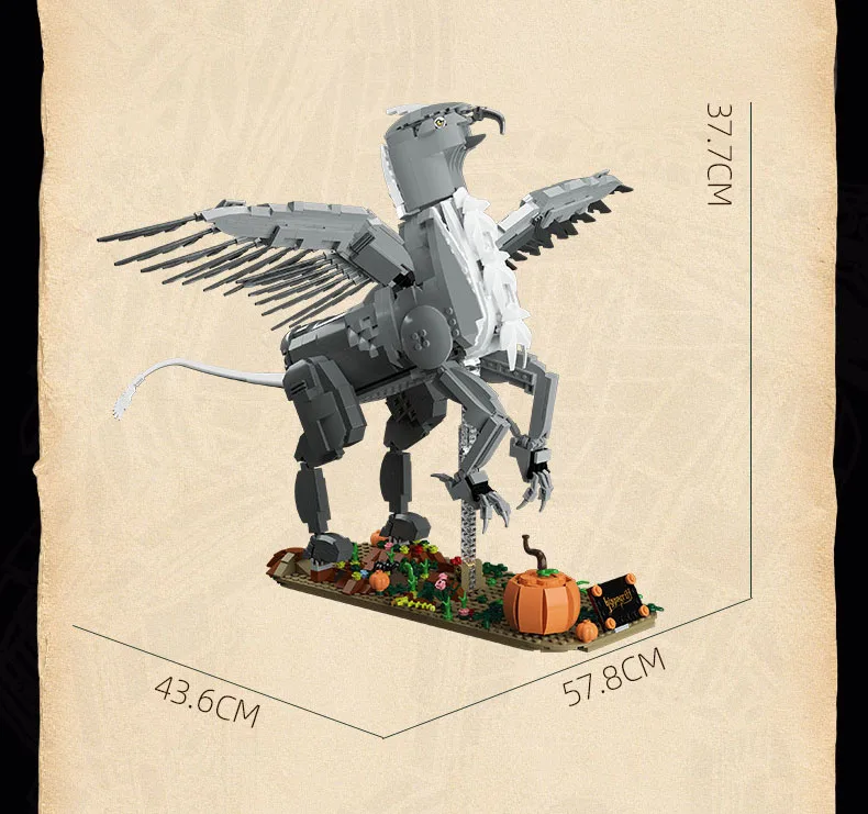 Idea Magic Movie Mythology Animals Images Buckbeak Baustein Hippogriff Modellbausätze Ziegel Konstruktionsspielzeug für Geschenke – Detail 8
