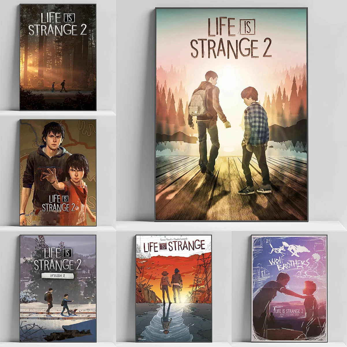 

Life Is Strange 2 Game Poster Decorative Pictures for Living Room Decor Man Decoration Bedroom Vintage Posters on the Wall Home