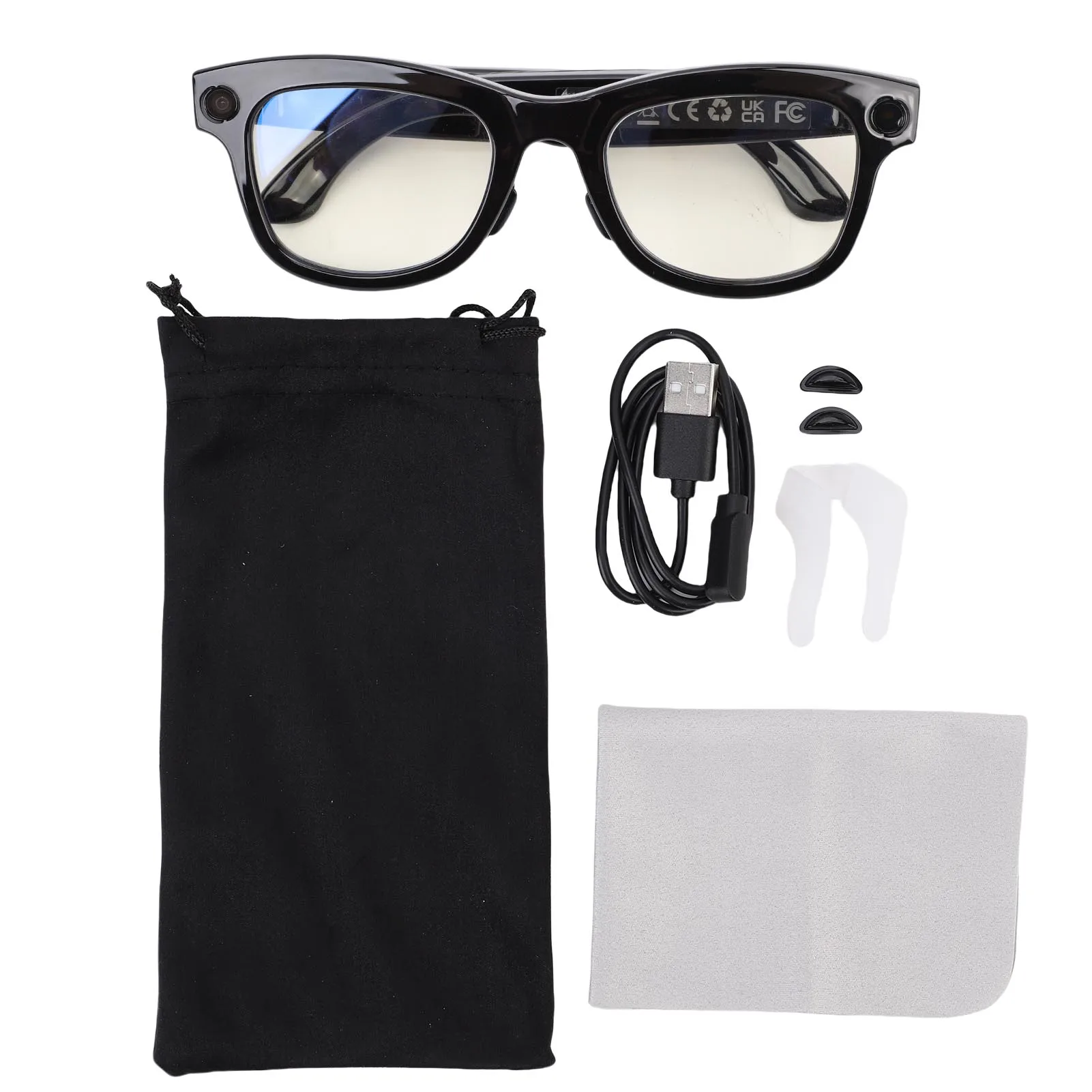 800W Pixel 8MP Smart Bluetooth Glasses IP67 Waterproof AI Translation Glasses Comfort Mersive Sound Noise Reduction for Business