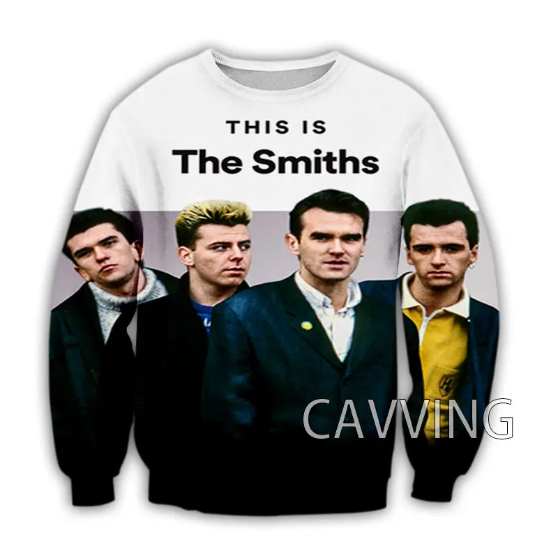 CAVVING-sudaderas con estampado 3D de The Smiths Rock para hombre y mujer, sudaderas de cuello redondo, estilo Harajuku, Tops de manga larga