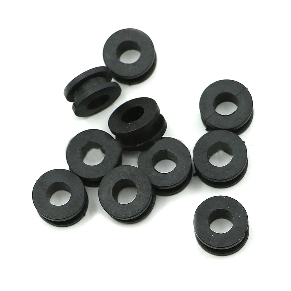 Rubber Grommets Designed for Motorcycle Fairing Applications on Various Brands Including For Honda and For Kawasaki Pack of 10
