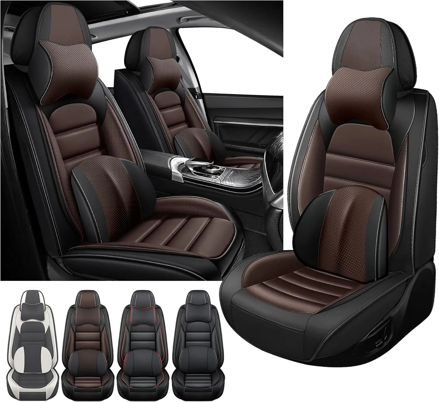 

Car Seat Cover Fit for Subaru Outback 2000-2025 Waterproof Seat Covers,Nappa Faux Leather Breathable and Comfortable,Car Seat Pr