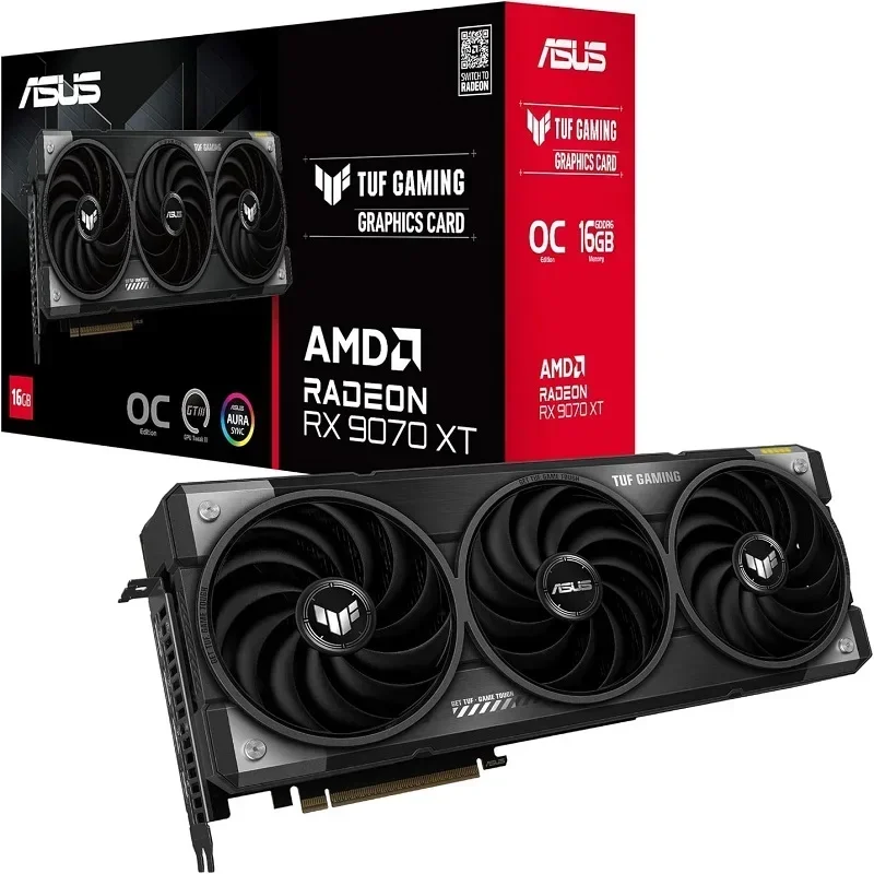 

Best supplier ASUS TUF Gaming Radeon RX 9070 XT OC Edition 16GB Gaming Graphics Card (16GB GDDR6, PCIe 5.0, HDMI, DisplayPort 2.
