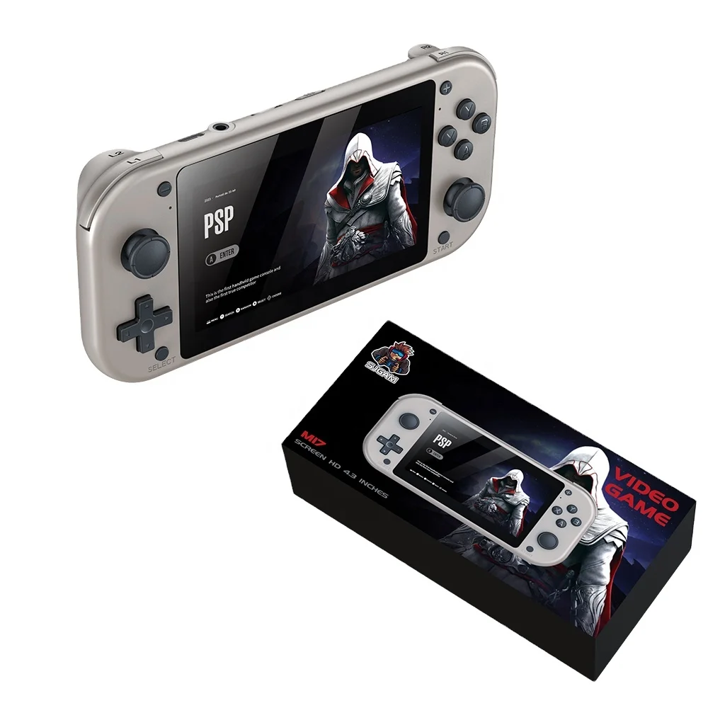 

Factory direct sales of 2023 new flat replacement PSP handheld game console with a 4.3-inch screen and 20000+games kids gift