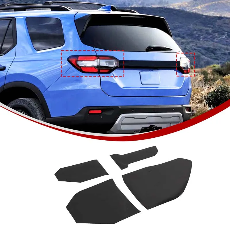 

metyoucar For Honda Pilot 2023-2025 TPU Black Car rear Headlights Turn signal Decorative Film Sticker Car Accessories