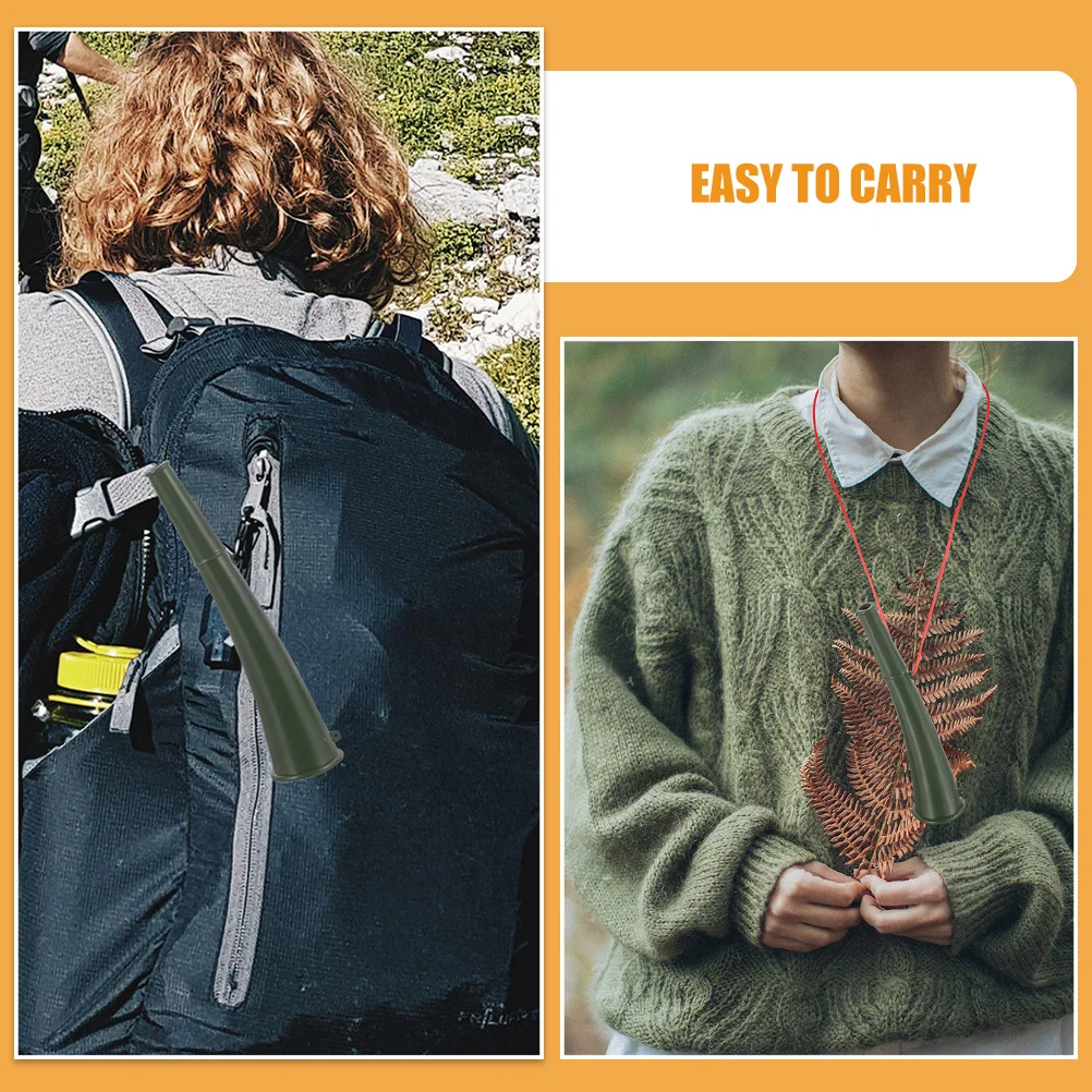 Klaxon Portable d'extérieur léger, Transmission sonore longue Distance pour événements sportifs, fête de Football, acclamant, bruit en plastique, 1 pièce