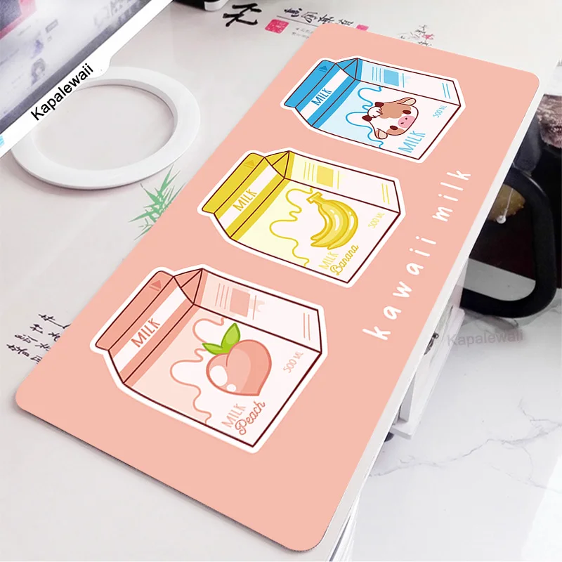 Nette Kawaii Tastatur Matte Gaming Schreibtisch Matten XXL Maus Pad Gamer Teppich Deskpad Gaming Run für Office Home Große Computer mousepads