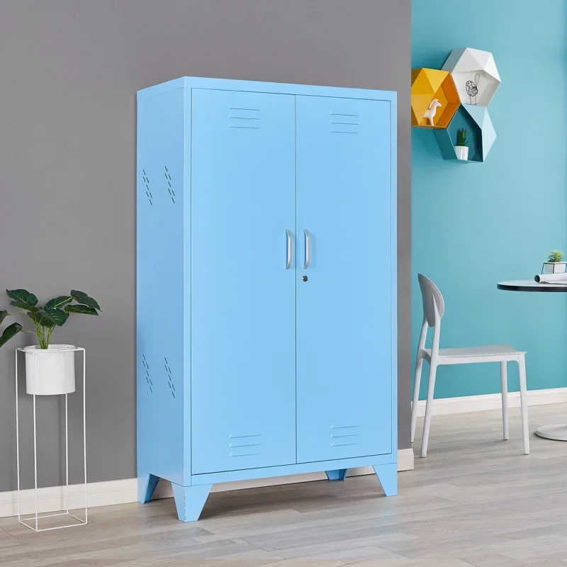 Cleaning cabinet cleaning tools storage cabinet broom mop cabinet hospital school classroom sundries home balcony lockers