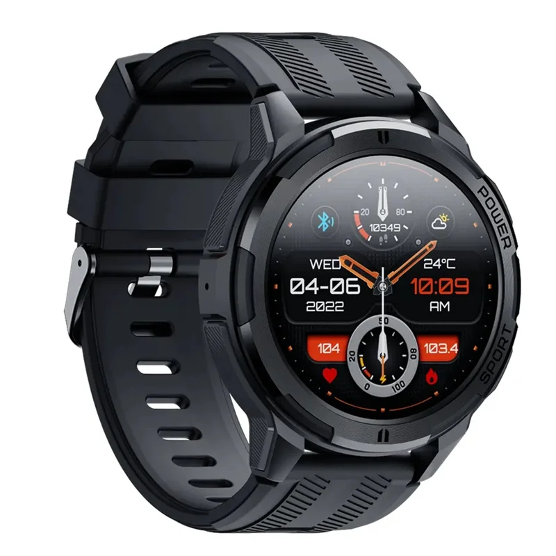 Smart Watch Men Bluetooth Call 1.43inch Amoled Screen C25 AI Voice 410mAh Battery 1ATM Waterproof Outdoor Sport Smartwatch