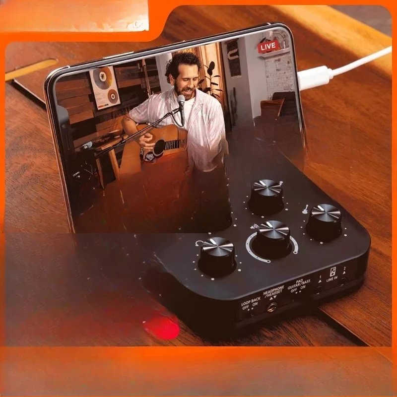 Smartphone-specific mixer Live sound card