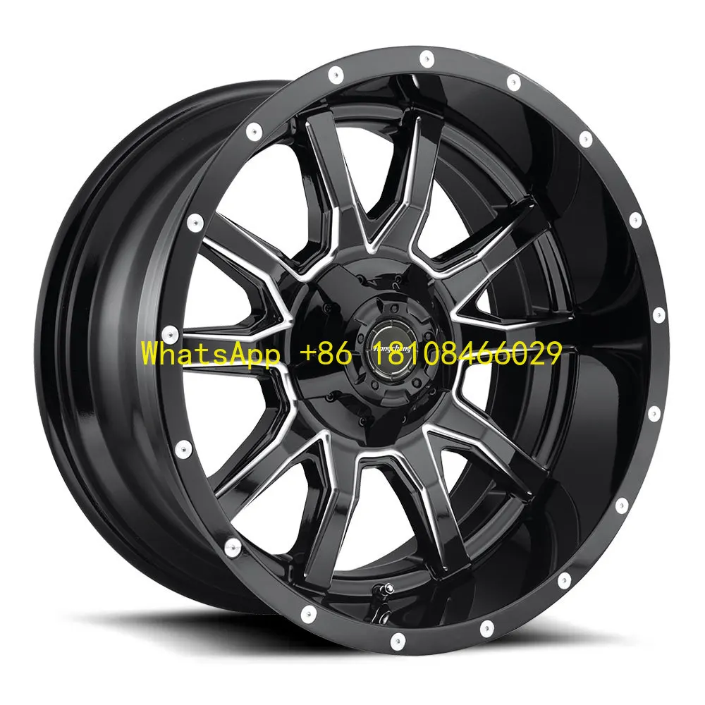

Alloy Beadlock Off Road Deep Dish Concave 4x4 Wheel Rims 16 18 Inch and 17 Inch for F150 Off Road Jeep Wrangler Gladiator Prado
