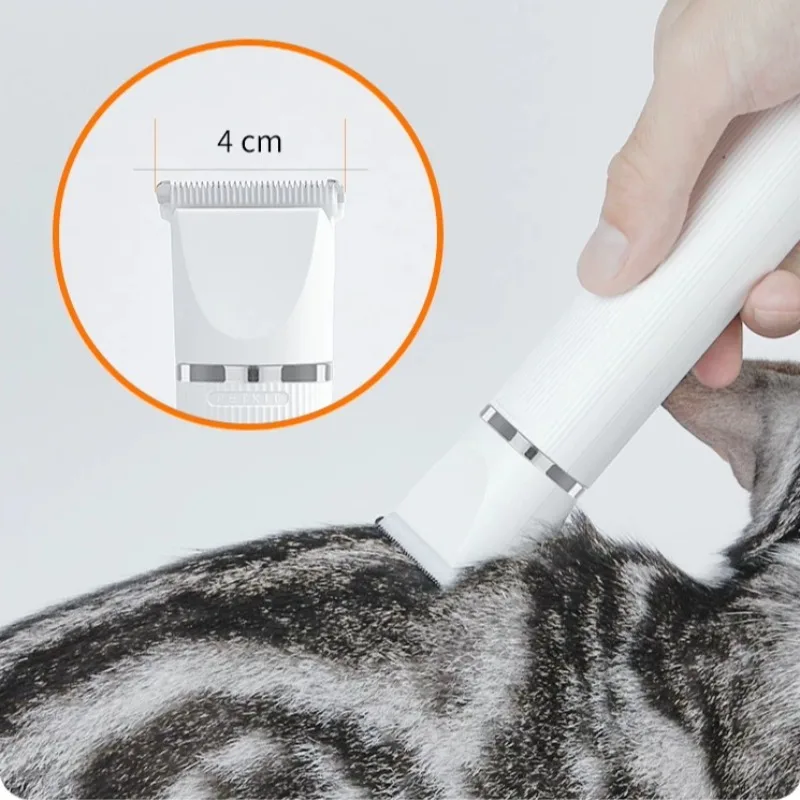 Rechargeable Pet Hair Trimmer Mute Waterproof Multifunction Pets Hair Trimmers Household Portable Dog Trimmers Cats Trimmer