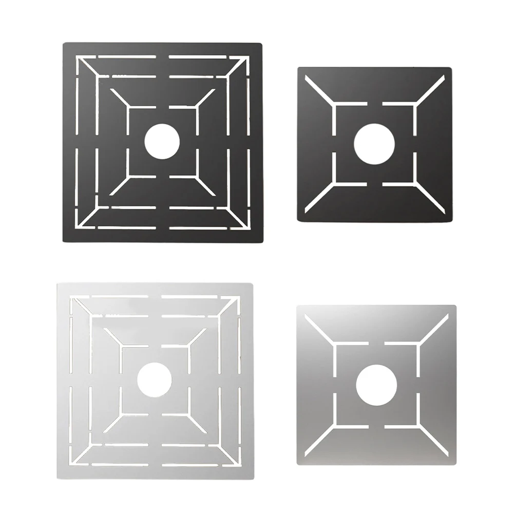 Angle Measuring Tool Floor Drain Ruler 200x200mm Compact Measuring Tool Integrated Design Tool For Tile Patterns