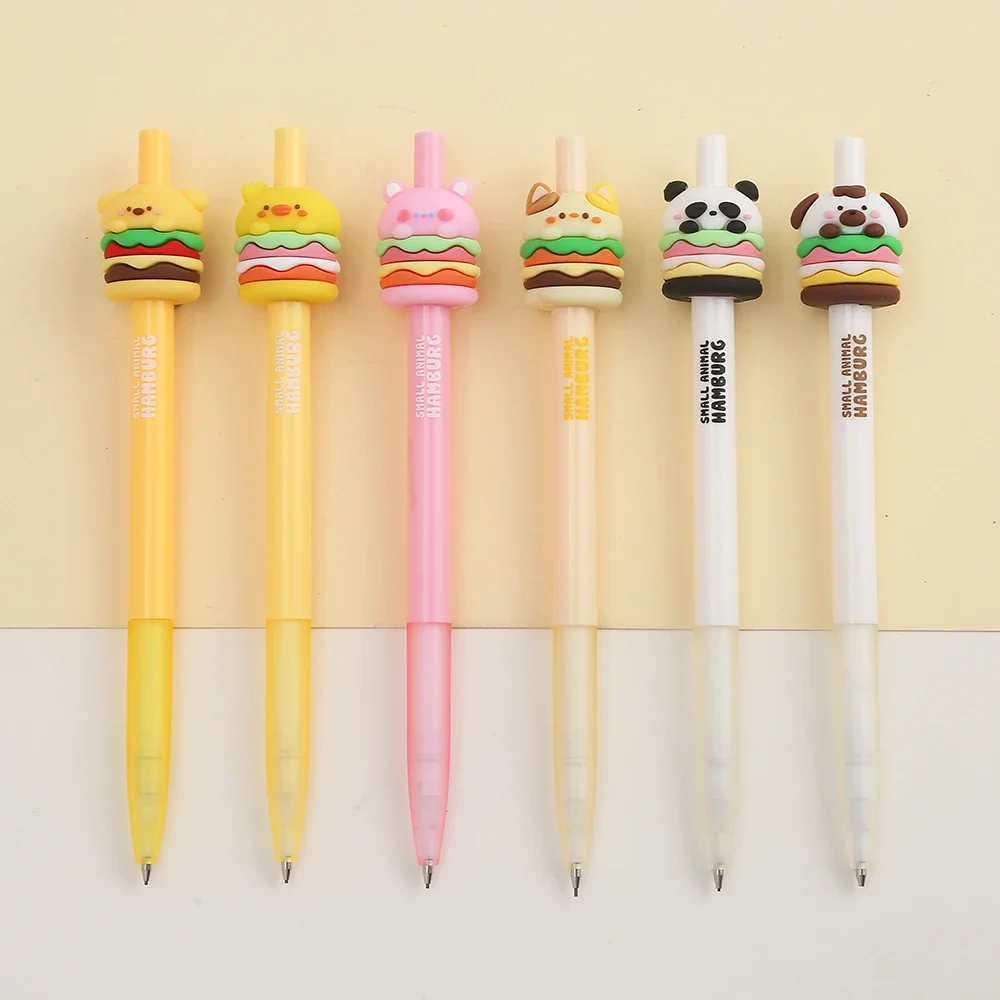 3 pcs/lot 0.5mm Cartoon Animals Hamburg Mechanical Pencils Writing School Office Supplies Gift Cute Stationery Pencil