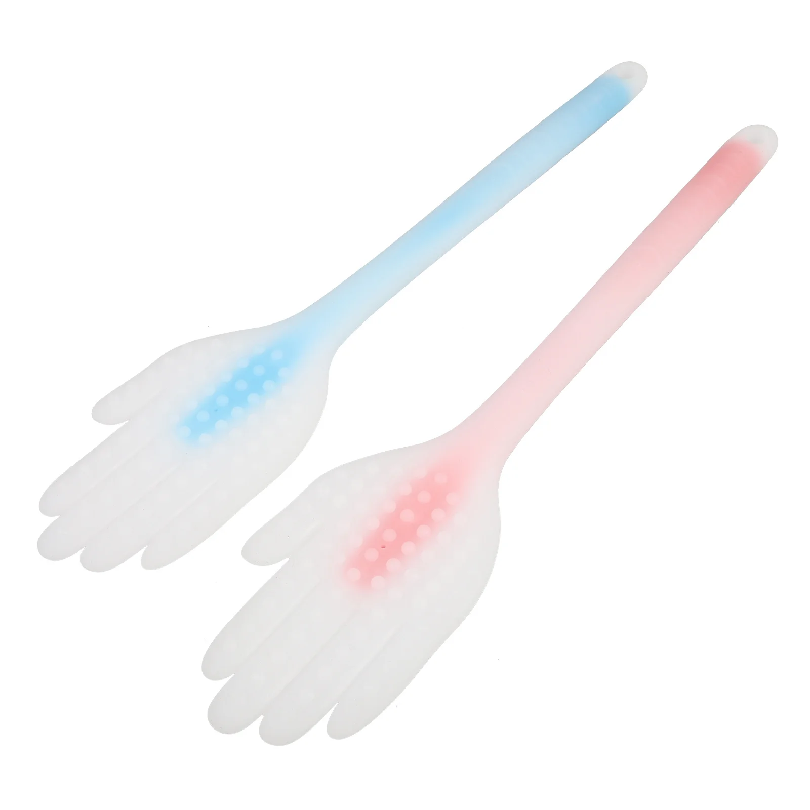 2 قطعة منصات تدليك ميريديان خفيفة الوزن سيليكون النخيل بات تصميم للرقبة الكتف الخلفي القدم لتخفيف الآلام أداة تدليك الوردي الأزرق