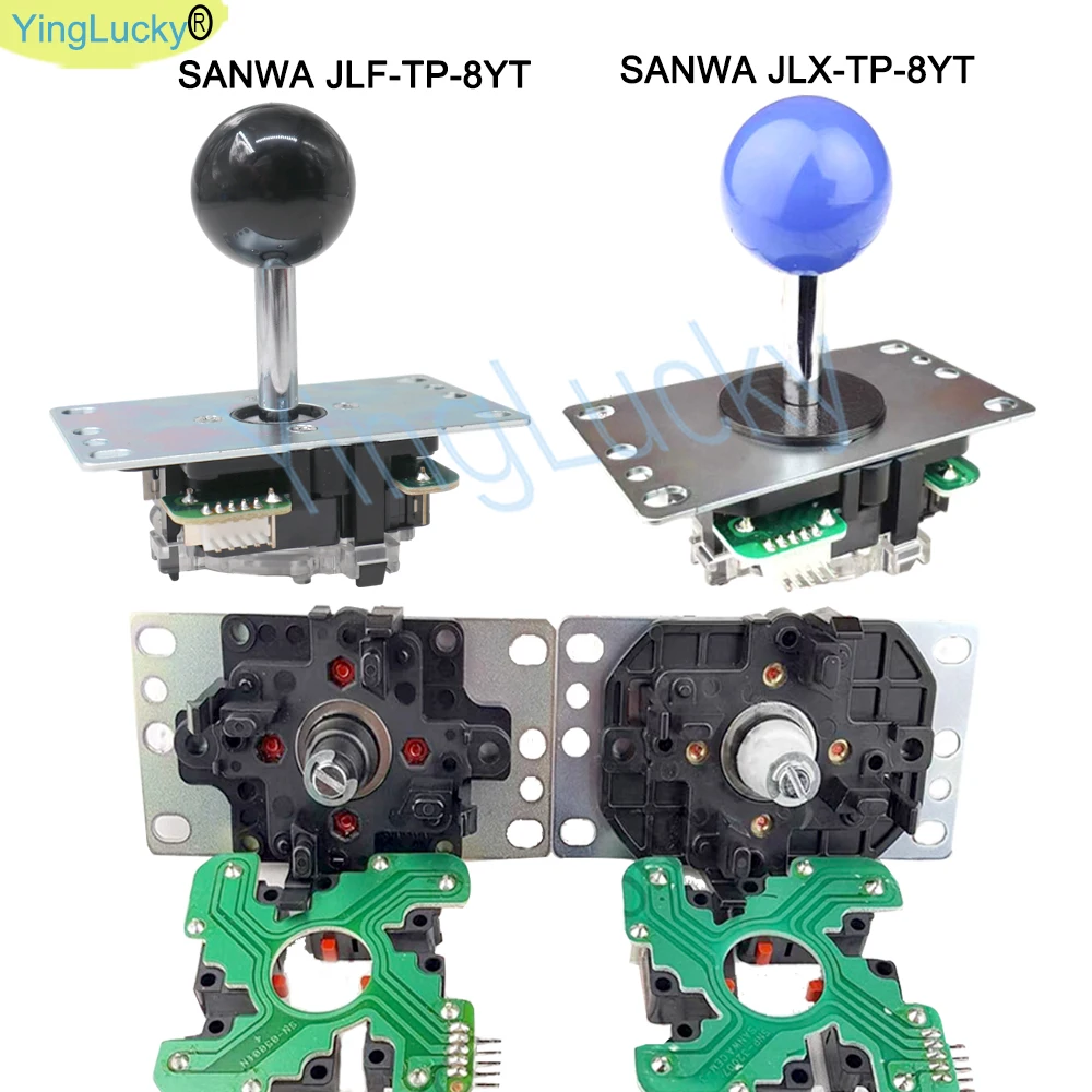 SANWA-Joystick JLX TP-8YT-SK, máquina Arcade con Cable de 5 pines, Neo Geo Zero Delay Fistfight, nuevo y Original