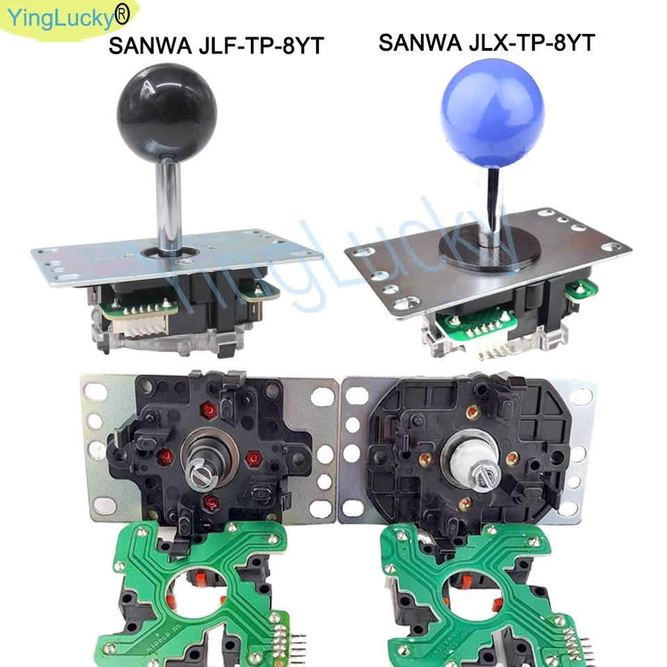 Yeni orijinal SANWA Joystick JLX TP-8YT-SK oyun kolu 5pin kablo