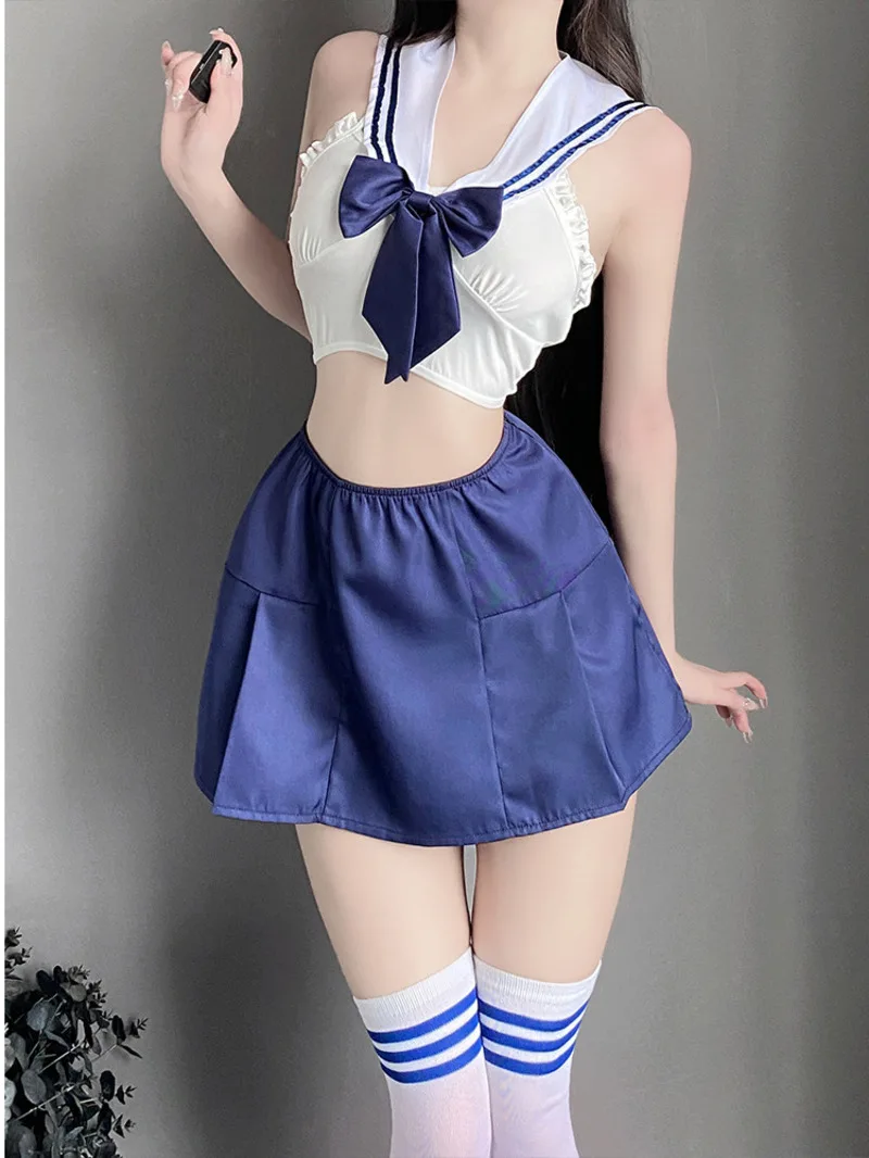 Campus Schoolgirl Cute Sets Womens Outfits Elegant For Women Sexy Soft Girl Trendy Clothes Korean Style Short Skirt Suit XZ2Y